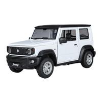 For réplica a Escala 1:24 del Modelo de automóvil de aleación Suzuki Jimny, Modelo de automóvil de Metal Fundido a presión, Adorno Coleccionable.(White)
