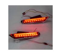 For Rogue 2014-2019 Car LED Rear Window Pillar Light Brake Light Taillight Lamp with Turn Signal Features