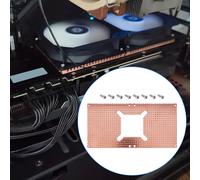 For RTX 3060 3080 3090 Backplane Pure Copper Heat Sink Card Memory Auxiliary Radiator 90X180MM(5mm)