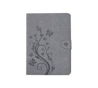 For Samsung Galaxy Tab A 9.7 SM-T550 Tablet Case Flip Cover Gray Butterflies PU Leather Wallet Protective