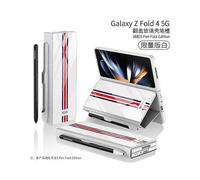 For Samsung Galaxy Z Fold 4 mobile phone case creative flip glass painted folding protective case(without touch pen)
