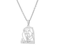 For Saudi Arabia Stainless Steel Map Pendant Necklaces Map Jewelry Gold Color Emblem Symbol Items for Bridal Women Man Party Gifts Earrings Sets Round Ball Jewelry (Model 4)