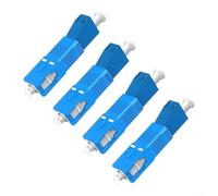 For Sc To Lc Fiber Adapter, Conector de acoplador óptico, Equipo de fibra óptica, Junta de baja pérdida de inserción, Red Patch Panel Parte, Blue Single Mode Adapter, Instrumentación Testing Tool,