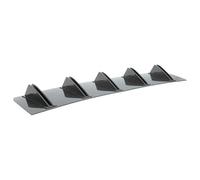 For Seat For Leon Cupra MK3 5F 2pcs Double Layer Car Rear Bumper Lip Rear Shark Chassis Curved Bumper Lip Diffuser HGMGFYCX(Carbon)