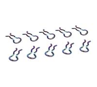 For Shimano for XT for SLX for XTR for Formula MEGA Kit de Clip de Resorte de Pinza de Freno de Disco de Bicicleta, Juego de retenedores de Almohadilla de Acero Inoxidable de 10 Piezas