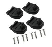For Spa Cover Locks 4Pcs Key Pinch Release with 8Pcs Screws, Universal Outdoor Spa Pool Cover Lock Down Straps Clips, Repair Kit for Laces up to 1" Wide