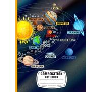 For Space Enthusiasts & Science Students | Solar System Planets College Ruled Notebook for Classroom & Study