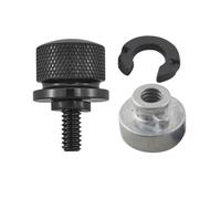 For Sportster XL Softail FL guardabarros perno tuerca motocicleta tornillo(Black Set)