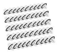 For Sprinter Mk3 A9109910000 Side Body Moulding Strip Trim Clips 50 Pack Plastic White Left Right Fitting for Car Exterior Parts Installation Accessory Bumper Retaining