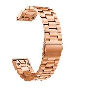 For suitable for Garmin Fenix 5X Plus 6X Pro 3 3HR Watchband 26mm Bracelet Strap For Descent MK2i Stainless Steel Watch Quick Fit Wrist Band