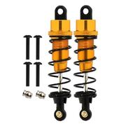 For Tamiya CC01 For HSP 2-Piece L70mm Suspension Metal Shock Absorber For Spring Damper Track RC Car Accessory Upgrade Parts Y02 Piezas Amortiguador RC(Golden)