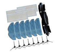 For Tapo RVA300 572029795RV10 RV10 Plus RV30 RV30 Plus Kit de repuesto for robot aspirador: cepillo principal, filtro HEPA, paño de fregona, cepillos laterales, accesorios(B)
