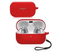 For Technics EAH-AZ100 - Funda de silicona suave impermeable, a prueba de golpes y resistente a los arañazos, ideal para protección diaria, color rojo