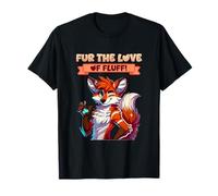 For The Love of Fluff I Anthro Axolotl Character Artwork Camiseta