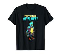 For The Love of Fluff I Anthro Bird Character Artwork Camiseta