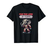 For The Love of Fluff I Anthro Elephant Character Artwork Camiseta