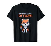 For The Love of Fluff I Anthro Fox Character Artwork Camiseta
