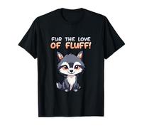 For The Love of Fluff I Anthro Fox Character Artwork Camiseta