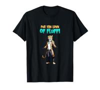 For The Love of Fluff I Anthro Leopard Character Artwork Camiseta