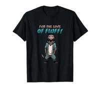 For The Love of Fluff I Anthro Otter Character Artwork Camiseta