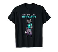 For The Love of Fluff I Anthro Raccoon Character Artwork Camiseta