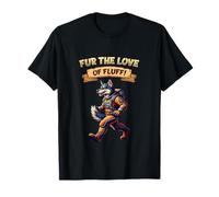 For The Love of Fluff I Anthro Wolf Character Artwork Camiseta