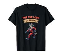 For The Love of Fluff I Anthro Wolf Character Artwork Camiseta