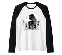 For The Moon Never Beams Annabel Lee de PoE Camiseta Manga Raglan