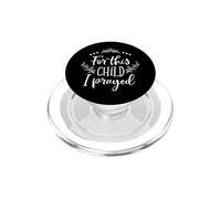 For This Child I Prayed Christian Biblia Versículo Cita PopSockets PopGrip para MagSafe