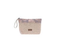 FOR TIME Bolso de Mano de Yute Tincer, Mujer, Multicolor, Talla única