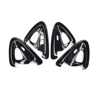 For Toyota RAV4 2009-2012 LHD Car Interior Door Handle Window Lift Switch Panel Bezel Trim Styling YIJIAVSX(Carbon Fiber Black)