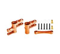 For TR-AXXAS 1/10 Ford GT 4-Tec 2,0/4-TEC 3,0 for Conjunto de dirección de aleación(Orange)