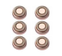 For Una Depilación Impecable, Cabezales De Repuesto De 1/2/3/4/6/8/9/12 Piezas, Cuchillas De Repuesto For La Depiladora Con Forma De Lápiz Labial Gen1.(6pcs)
