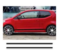 For VW Cross Up GT 2PCS Car Door Side Stickers Automobile SUV Decoration Vinyl Film Decals Tuning Auto Accessories