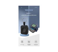 For Watch Magnetic Power Bank1200mAh Wireless Fast Charging PowerBank for IWatch SeriesS10 Portable Charger,A