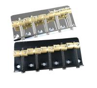 For WBBC5 Five 5 Strings Electric Bass Bridge With Brass Saddles For Precision Jazz Bass Chrome Silver Black(Army green)