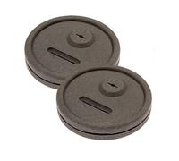 For Weber Smokey Mountain Cookers 85037 Rubber Meat Probe Gasket Bbq Grill(grey)(2 Pcs)