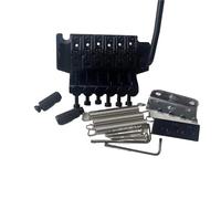 For Wilk-inson for WODL1 guitarra eléctrica de 6 cuerdas sistema de trémolo de doble bloqueo puente 42mm tuerca R2 negro(WODL1 BLACK)