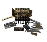 For Wilk-inson for WODL1 guitarra eléctrica de 6 cuerdas sistema de trémolo de doble bloqueo puente 42mm tuerca R2 negro(WODL1 GOLD)