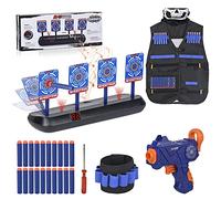 FOR21JOYS Diana Nerf, Objetivo Digital electrónico para Pistolas Nerf, Regalos Divertidos, Juguetes para niños de 5 a 10 años, Regalos de cumpleaños, Juegos al Aire Libre