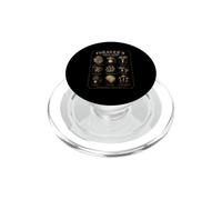 Forager's Field Guide Setas comestibles Vintage Botanical PopSockets PopGrip para MagSafe