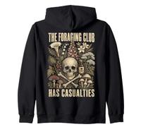 Foraging Club Casualties Nature Quote Funny Botanical Humor Sudadera con Capucha