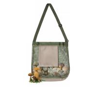Foraging Kit, Adjustable Shoulder Bag, 17x16 Inches Large Grip, Mushroom Picking Pocket with Balance, Trail Mountain Tool with Style, Home Accessories for Forest Woods Wilderness Backyard Farm Hiking