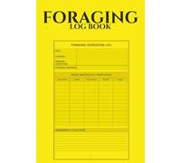 Foraging Log Book: Record Wild Edible Plants, Mushrooms & Species Details for Nature Lovers & Foragers