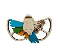 Foraging Toys, Interactive Bird Chew Toys, Wooden Cage Accessories, Stimulating Play Design, Durable Construction, Ideal for Hammocks, Balconies, Courtyard, Garden, Patio, Ask Chatgpt