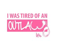 forajido con esposas Calcomanías de tallado fino 47.6x84.4cm Autoadhesivo Rosa