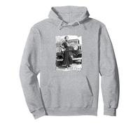 Forajidos, Bonnie Parker y Clyde Barrow Sudadera con Capucha, Unisex para Adultos, Gris Jaspeado, XXL