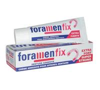 Foramen. Adhesivo Protesico dental Extra Fuerte 40gr. Crema Fijadora Para Prótesis Dentales Extra Fuerte, Durante Todo el Día