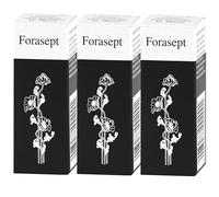 Forasept - Solución de cosmética para orejas perforadas, juego de 3 unidades, 7,5 ml, antiséptico para una curación rápida y una limpieza higiénica, solución desinfectante estéril para orejas y