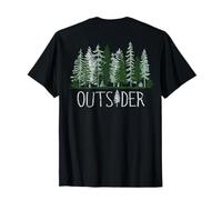 Forastero Bosque Bosque Fuera De La Rejilla Al Aire Libre Natur Camiseta